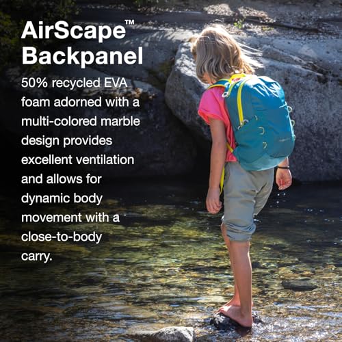 Osprey HydraJet 12L Kids' Hiking Pack with Hydraulics Reservoir, Green OS - color: Green Canopy