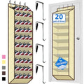 10 Tiers Shoe Organizer for Closet, 20 to 30 Pairs Shoe Rack Door - color: Beige