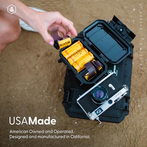 Evergreen 52 Waterproof Dry Box Protective Case - Travel Safe/Mil Spec/USA Made - for Cameras, Camping, Fishing, Hiking, Traveling, Water Sports, Knives, Survival (Green) - color: Green
