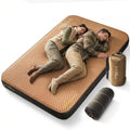 Lost Horizon Option3 Self-Inflating Foam Camping Mattress, Full, 4.5" - color: Brown, size: Full, style: Mattress Only