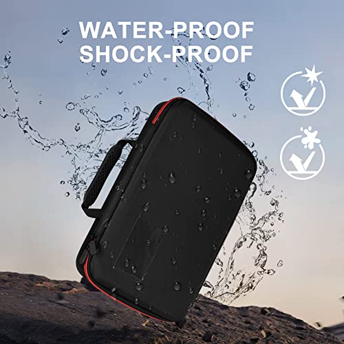 Battery Organizer Holder Storage Case with Tester,Waterproof Carrying Case Bag,Battery Vault Box for Garage Organization Holds 199+ Batteries AA AAA C D 9V (Batteries are Not Included) - size: 199+ Batteries