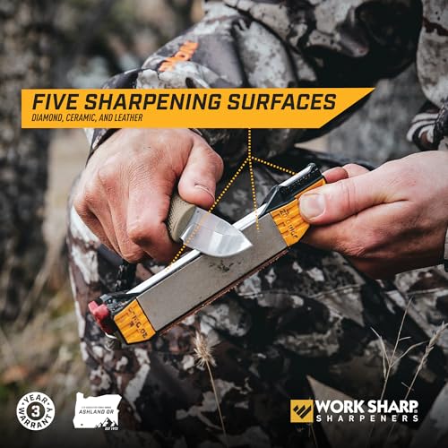 Work Sharp Guided Field Sharpener Elite with case, Travel Knife Sharpener Tool - style: Case Set