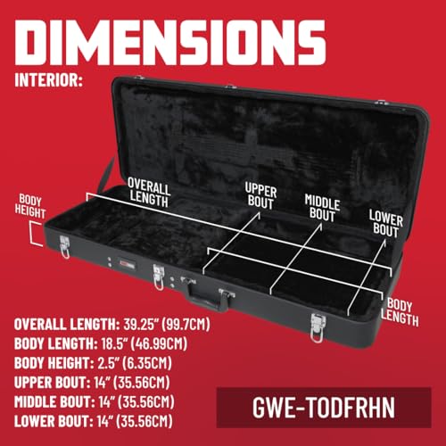 Gator Cases Hard-Shell Wood Case for Ibanez TOD/FRH Guitars (GWE-TODFRHN) - style: Tim Henson Tod/Fhr