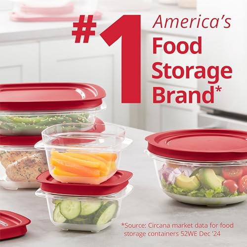 Rubbermaid EasyStore Containers, 44-Piece Set, Food Storage Containers with Lids - size: 44-Piece
