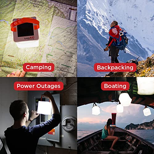 LuminAID Nova Inflatable Solar LED Lantern for Camping, Hiking & Travel - style: 75 Lumens