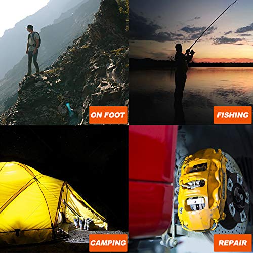 NICRON Flashlight, N7 600 Lumens Tactical Flashlight 2 Pack, 90 Degree Ip65 Waterproof Led Mini Flashlight 4 Modes- Best High Lumens are for Camping, Outdoor, Hiking （Not Including Batteries） Gift - color: N7 2Pack