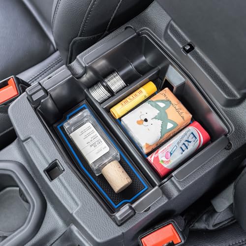 Center Console Organizer for Jeep Wrangler JL/JLU & Gladiator JT Blue Trim - color: Blue