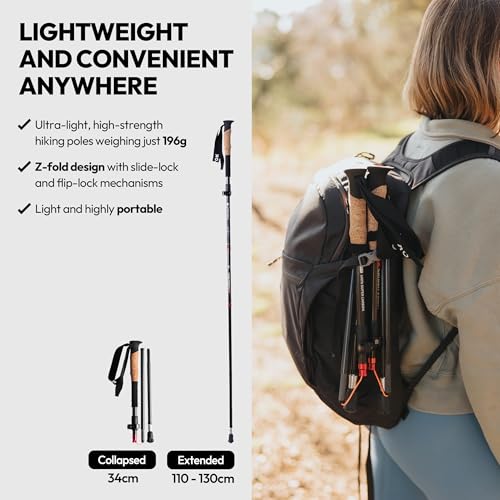 MX-2 PRO | X Carbon Tech Carbon Fiber Trekking Poles