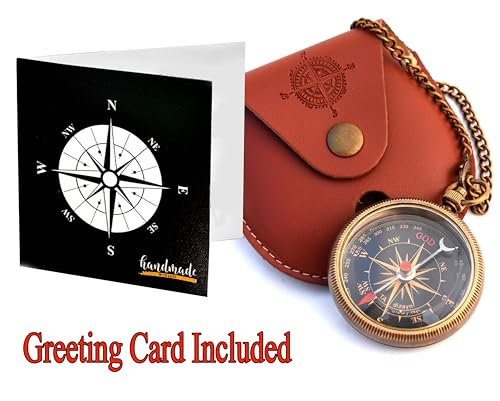 to My Son Compass with Wooden Box-Mom to Son Compass–Father to Son Gifts- to My Grandson -Graduation Day Gifts for Son-Birthday, Baptism, Graduation, Confirmation, Communion Compass for Women Men - style: # 5 TO MY SON COMPASS