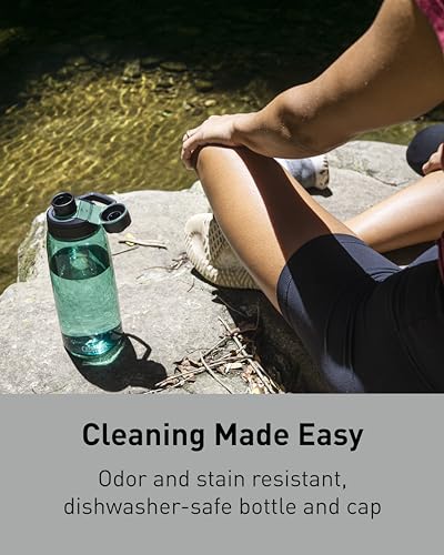 CamelBak Chute Mag Water Bottle with Magnetic Leak‑Resistant Cap, Lightweight Tritan Design for Everyday Hydration - color: Olive, size: 32 Ounces