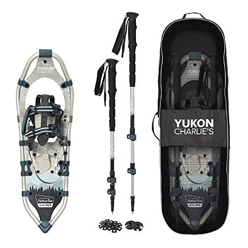 Yukon Charlie's Advanced Spin Snowshoes - Snowshoes for Men & Women - Multiple Models & Sizes - style: National Park Kit
