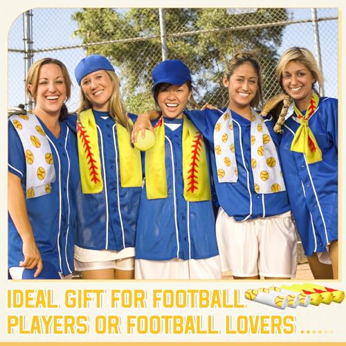 FuWeave 24 Pcs Softball Cooling Towels Gifts 40 X 12 Inch - color: Softball, size: 40 x 12 inches