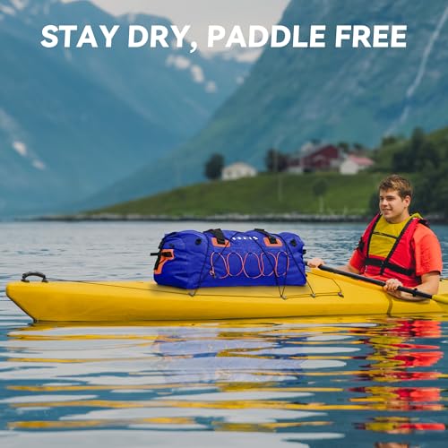 HEETA Waterproof Duffel Bag Travel Motorcycle Dry Bag Backpack 60L/80L/110L - color: Navy Blue, size: 60L