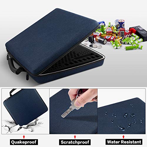 Comecase Extra Large Battery Organizer Case with Tester for 300+ Batteries - size: X-Large