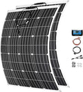 1000 Watt Solar Panel Kit, with Charge Controller(40A) 2pcs 500 Watt Flexible Monocrystalline Solar Panel kit Photovoltaic Module for 12-48V Battery Charging Car Battery Camper RV - color: Off-White