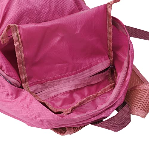 25L Backpack Packable Foldable Ultra Lightweight Water Resistant Durable Camping Travel Hiking Daypack for Men Women (Pink) - color: Pink
