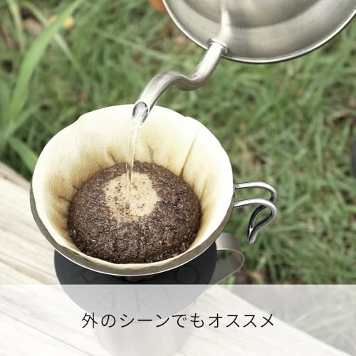Hario Outdoor V60 Buono Metal Drip Kettle, 700ml, Silver - style: Drip Kettle