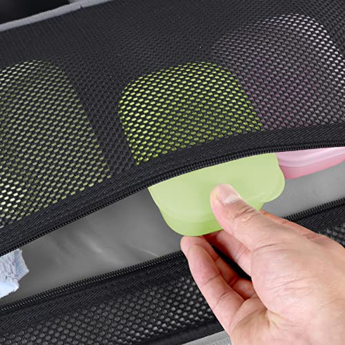 Quatish 4 Pack Travel Soap Case Leakproof, Portable Travel Bar Soap Holder Container with Lid for Camping, Gym, Multicolor - color: Pink+blue+green+yellow