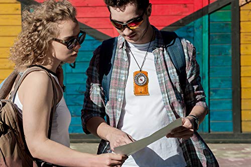 TurnOnSport Orienteering Compass - Advanced Scout Compass for Hiking, Camping, and Backpacking - Best Survival Gifts for Kids