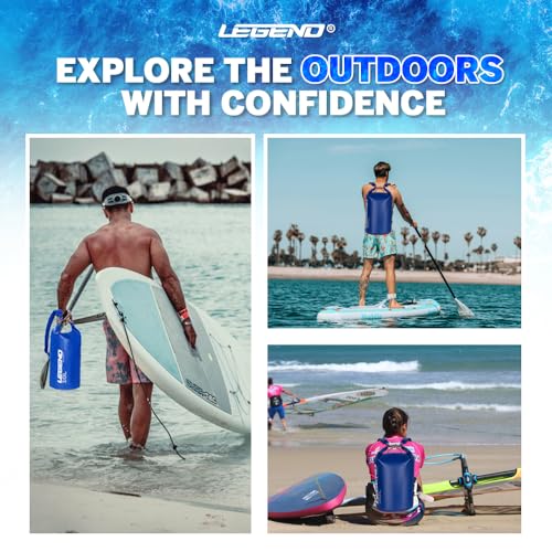 Legend UltraSEA Waterproof Dry Bag - 5L, Blue | Waterproof Roll Top Closure, Floats To Protect Gear, Lightweight Design For Kayaking And Boating - size: 5L