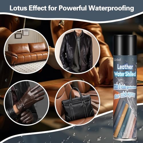 Suede Protector Compatible with UGG Boots (13.5oz) Leather Waterproof Spray for Leather Wear, Suede Boots, Shoes, Jackets, Bags, Accessories - Water & Stain Repellant Spray