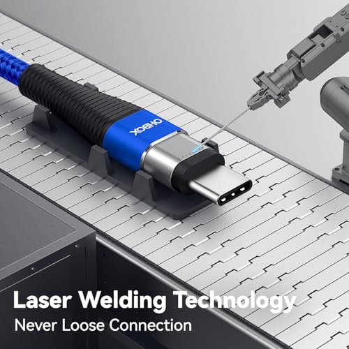 Extra Long USB C Cord 15FT, 100W USB-C to USB-C Cable Fast Charger USBC | Durable Apple USB C Cable for iPhone 17 16 15, iPad Pro, Air, Mini, MacBook Pro, Air, Samsung S26, Pixel 10 Pro XL, 9a, 10a - color: Blue, size: 15 FT - 2 Pack, style: USB C to USB
