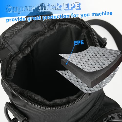 Portable Espresso Maker Carry Bag, Storage Case for Coffee Maker Mini Espresso Machine, Travel Coffee Maker Organizer Pouch with Capsule Storage Bag for RV Camping Car /Adjustable shoulder Strap