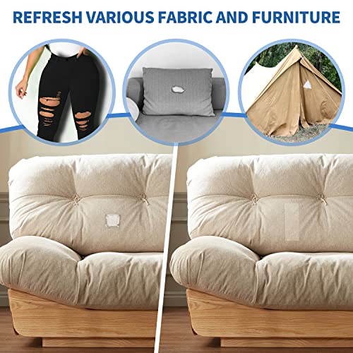 Canvas Iron on Patch,3"×60",Waterproof 100% Cotton Fabric Repair Patch,Used for Various Sofa,Tent,Clothes,Seats,Suitcases (Beige2.0) - color: Beige2.0, size: Canvas-3"x60"