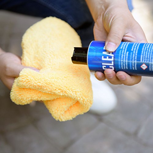 CARCAREZ Microfiber Towels for Cars, Car Drying Wash Detailing Towel with Plush Edgeless Microfiber Cloth (Yellow) - color: Yellow