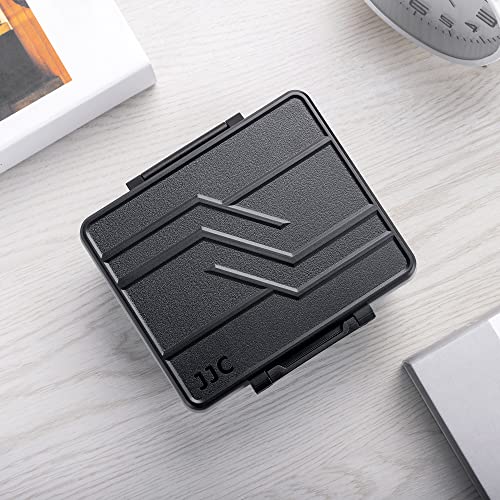 JJC AA AAA Battery Hard Storage Case Holder with Tester Checker | 34 Slots Battery Storage Organizer for 2 AA and 14 AAA Batteries, Water-Resistant Shockproof Batteries Holder Container Box - size: for 20 AA and 14 AAA Battery