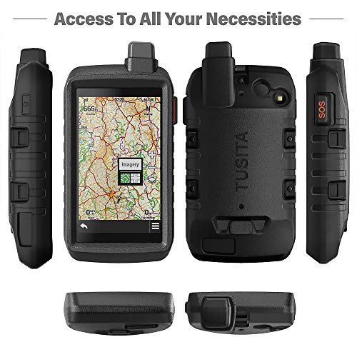 TUSITA Case Compatible with Garmin Montana 760i 750i 710i 700i 700 710 - Silicone Protective Cover - GPS System Accessories