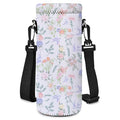 Neoprene Water Bottle Carrier Bag with Adjustable Shoulder Strap,Insulated Water Bottle Cover for Stainless Steel/Glass/Plastic Bottles - color: BC55, size: 500ml
