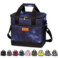 iknoe 24 Can Insulated Cooler Bag, Leakproof Lunch Tote Bag,Galaxy - color: GalaxyNew, size: Large