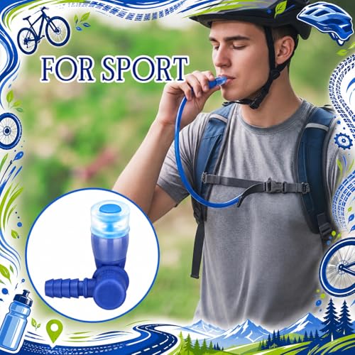 2 Pcs Bite Valve Replacement Bite Valve Nozzles - color: Blue