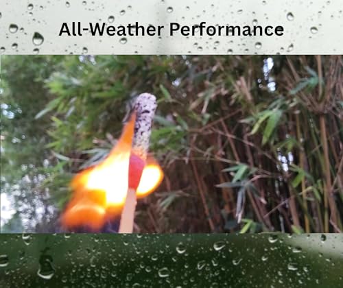 eGreen 20-100 Windproof Stormproof Matches Waterproof Cases & Rope Options | Each is 2.6" long and burns 5–10 sec. Rope options offer up to 60 or 240 min total for camping, survival & emergencies. - style: 3 X Container Matches