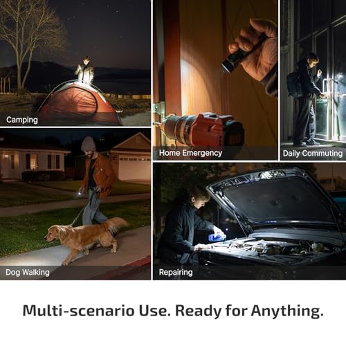 OLIGHT Baton4 Pro EDC Flashlight Rechargeable, Small Pocket Light Black | 1600 Lumens, Bright LED Flash Light,Tactical Switch, Magnetic&USB C Charging, IPX8 Waterproof for Home, Camping and Emergency - color: Black
