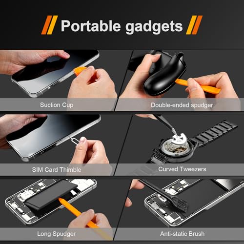 JOREST 40Pcs Precision Screwdriver Set,Small Screwdriver with Torx T5 T6 T8 | Mini Repair Tool Kit for Macbook, Computer, Laptop, iPhone, PS4 PS5, Xbox, Switch, Glasses, Watch, Ring Doorbell, Electronics - style: 40 in 1 S2