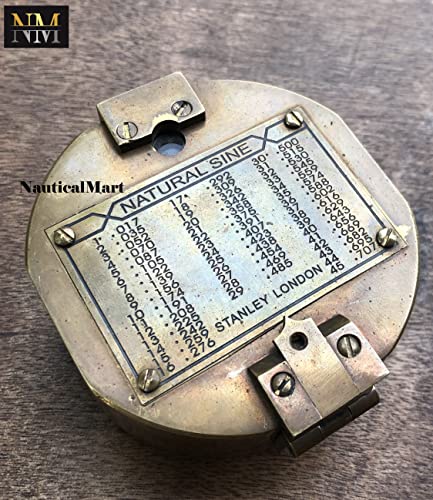Brass Compass Trinidad Sighting Mirror Compass with Clinometer
