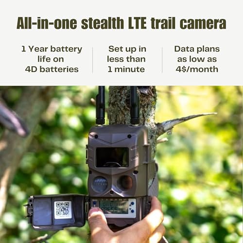 Cuddeback Tracks Black Flash LTC-3A LTE Cellular Trail Camera, 2 Pack - style: 2-Pack Black Flash (Tracks)
