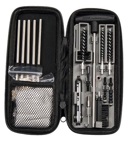 Smith & Wesson Compact Cleaning Kit, Compatible with Rifles, Pistols, and Handguns, for Cleaning, Maintenance, and Gunsmithing - style: Rifle Kit