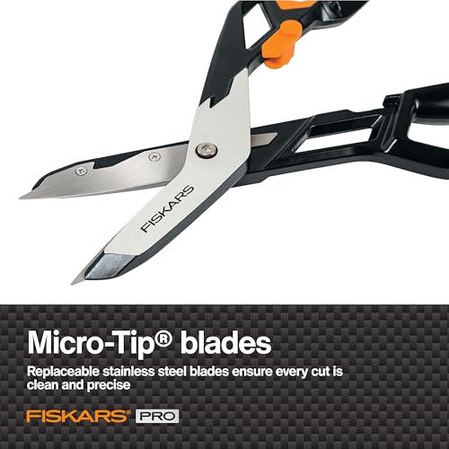 Fiskars Pro 13" PowerArc Easy Action Aluminum Tin Snips - style: Easy Action Snips 13 in.