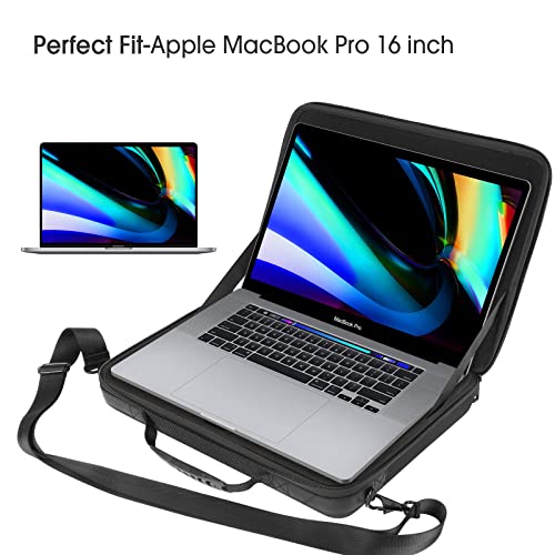 Smatree Hard Laptop Shoulder Bag for 11 inch iPad Pro M5 2025/M4 2024 | for 16inch MacBook Pro M4 2024/M3/M2 2023 A2991 A2780 A2485,11inch iPad A16 2025/iPadAir M3 2025,16inch Galaxy Book5/4/3