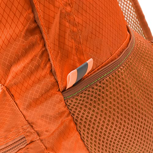 25L Backpack Packable Foldable Ultra Lightweight Water Resistant Durable Camping Travel Hiking Daypack for Men Women (Orange) - color: Orange