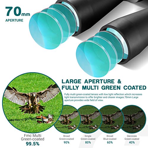 ESSLNB Astronomy Binoculars 13-39X70 Zoom Giant Binoculars with Tripod Adapter Phone Adapter and Case for Bird Watching Hunting and Stargazing (13-39X70) - color: 13-39x70