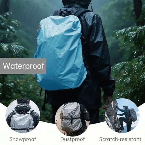 Waterproof Rucksack Cover Backpack Rain Cover 30L-100L for Travel Climbing Hiking (Army Green, 50L-60L) - color: Army Green, size: 50L-60L