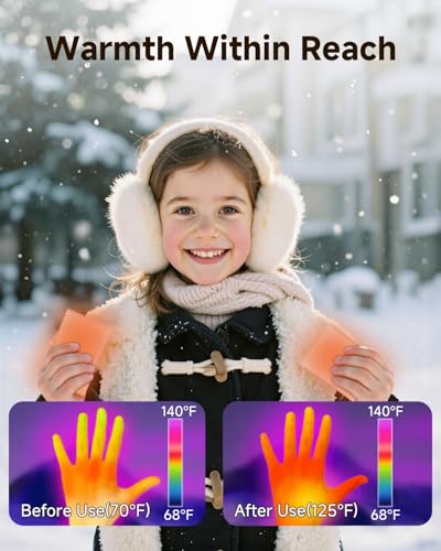 YOSHENNMO Hand Warmers Disposable - Up to 10 Hours of Heat, Super Long Lasting Air Activated Warmers, Quick & Easy Activation, Portable Odor, Free Warmth for Hands (9 Pairs)