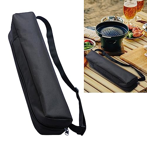 Grill Storage Bag, Oxford Cloth BBQ Tools Carry Bag, Waterproof Grill Utensil Accessory Storage Bag, Grill Utensil Holder Pouch for Camping Picnic Barbecue(size:57 x 10 x 10cm)