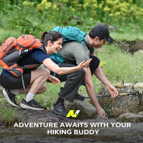 N NEVO RHINO Hydration Backpack, 18L Hiking Backpack with 3L Water Bladder | Multipurpose Water Backpack High Flow Bite, Insulated Hydration Pack Ideal for Hiking and Cycling - color: Grey