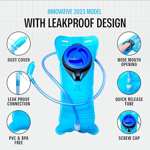 Sojourner Hydration Pack, Hydration Backpack - Water Backpack with 2l Hydration Bladder, Festival Essential - Rave Hydration Pack Hydropack Hydro for Hiking, Running, Biking, Festival Gear - color: Holographic - Silver