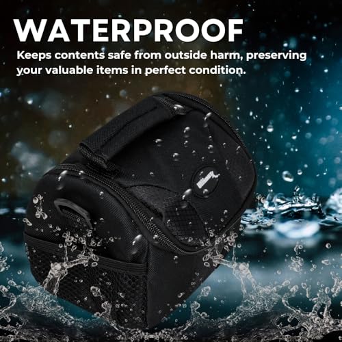 Ultimaxx Small Carrying Case/Gadget Bag for Sony, Nikon, Canon, Olympus, Fuji, Pentax, Panasonic, Samsung,Leica, Kodak & Many More Cameras & Camcorders - size: Small